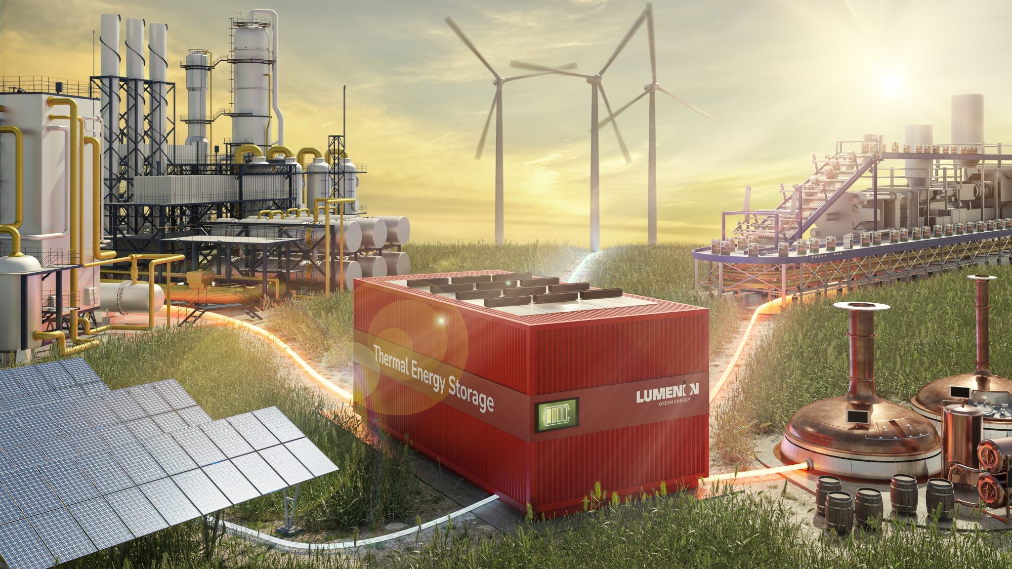 Industrial process heat LUMENION